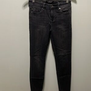 Liverpool “The Skinny” Stretch Jean, Black.  Size 2/26, Rise 37.5”, Inseam 27.